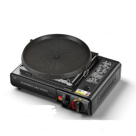 Outdoor portable gas stove hot pot outdoor barbecue stove household gas gas stove - random