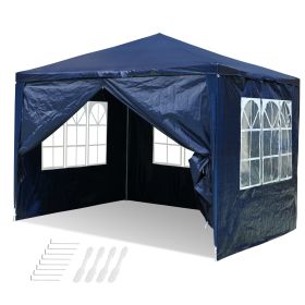 3*3m Gazebo/Wedding Tent w/4 Side Wall - As Picture