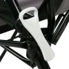 Four-Person Zero Gravity Recliner Camping Chair, Black - black - steel