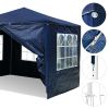 3*3m Gazebo/Wedding Tent w/4 Side Wall - As Picture