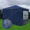 3*3m Gazebo/Wedding Tent w/4 Side Wall - As Picture