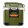 52 qt. Hard Surface Refrigerator Cooler, Green and Orange - Green/Orange
